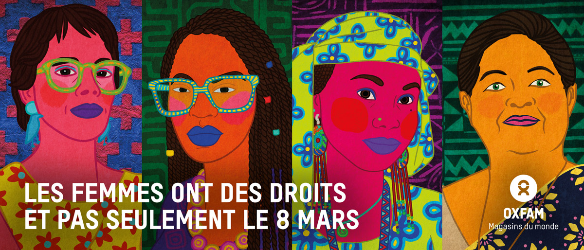 Le 08 mars = Journée internationale de lutte pour les droits des femmes