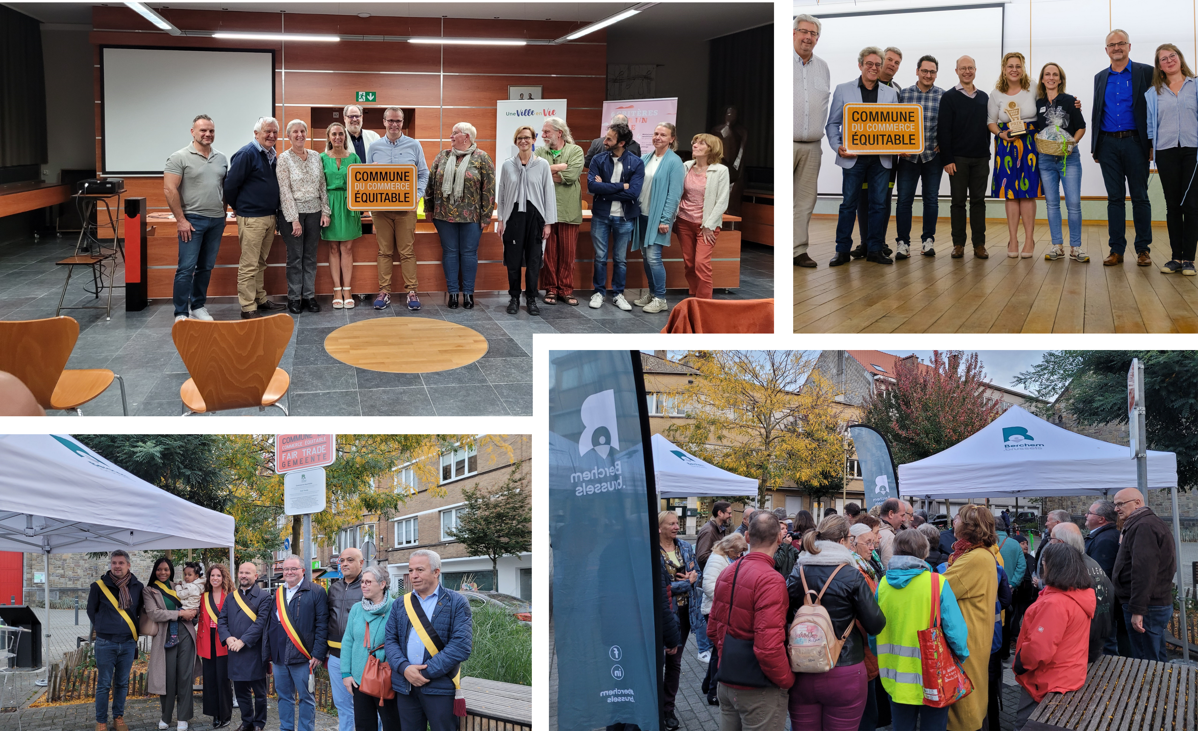 Braine Le Comte, Rochefort, Wavre et Berchem-Sainte-Agathe ont reçu leur titre !