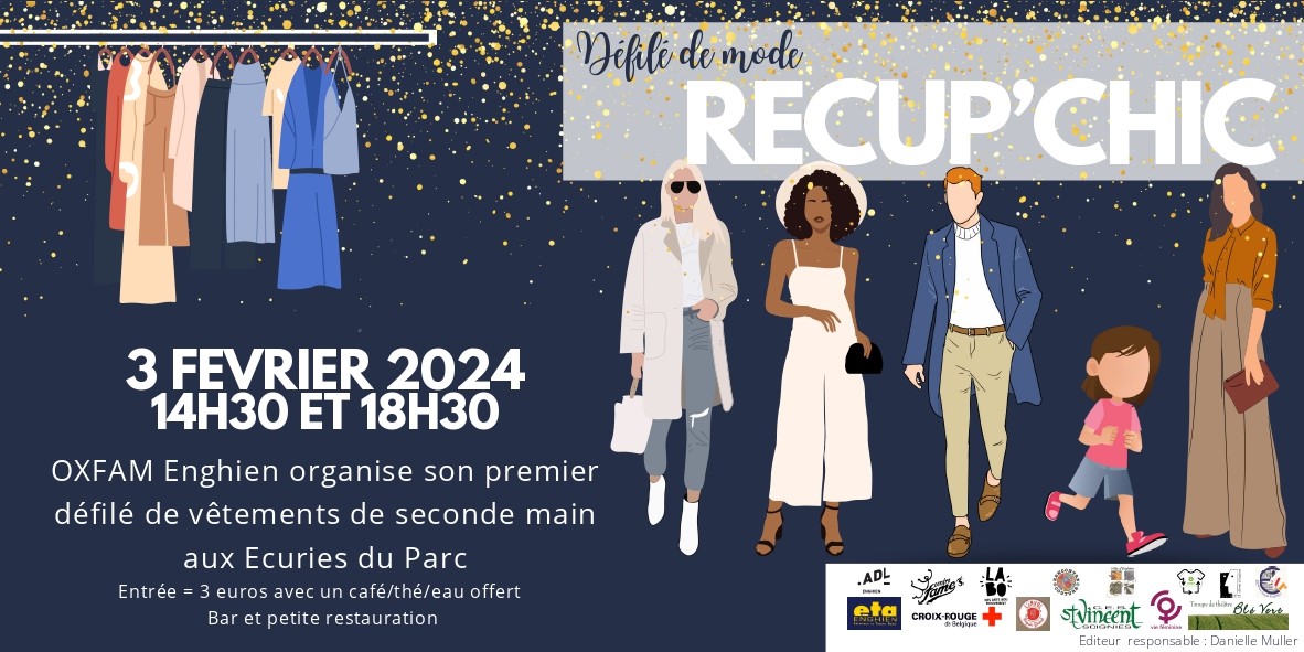 Enghien – Défilé de mode, Récup’Chic