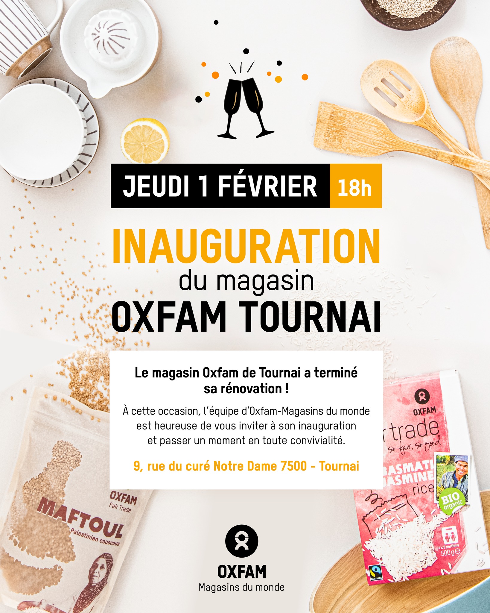Tournai – Inauguration du magasin Oxfam