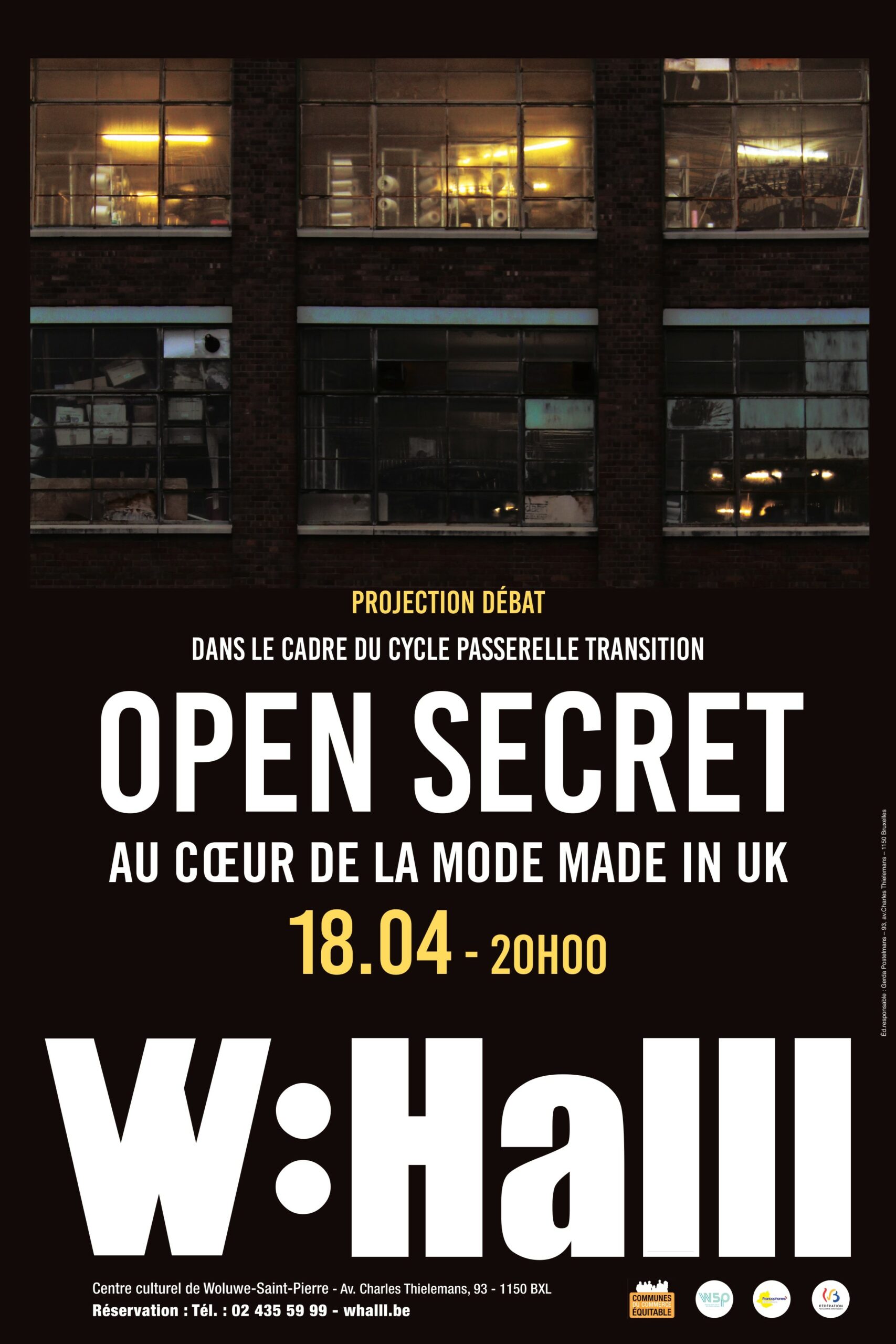Woluwe-Saint-Pierre – Ciné-débat « Open Secret »